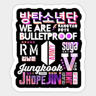 BTS Army The Eternal Collage Sticker